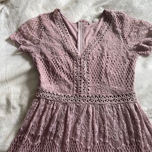 Blush pink maxi dress by Altar’d State.